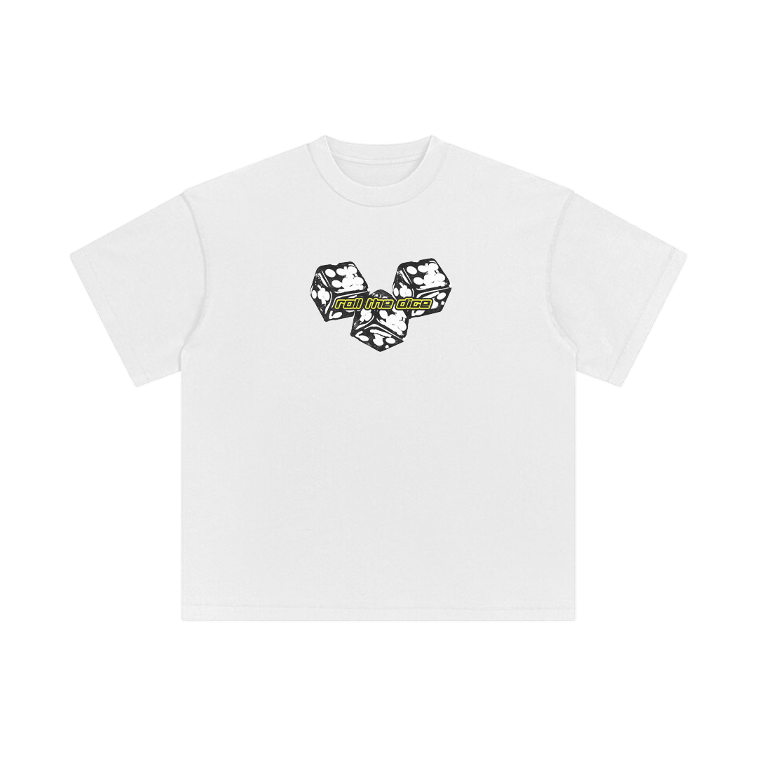 Roll the Dice Heavyweight Tshirt - White