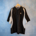 Mizuno Men's XXL Black 1/4 Zip Pullover Windbreaker Jacket Baseball Short Sleeve