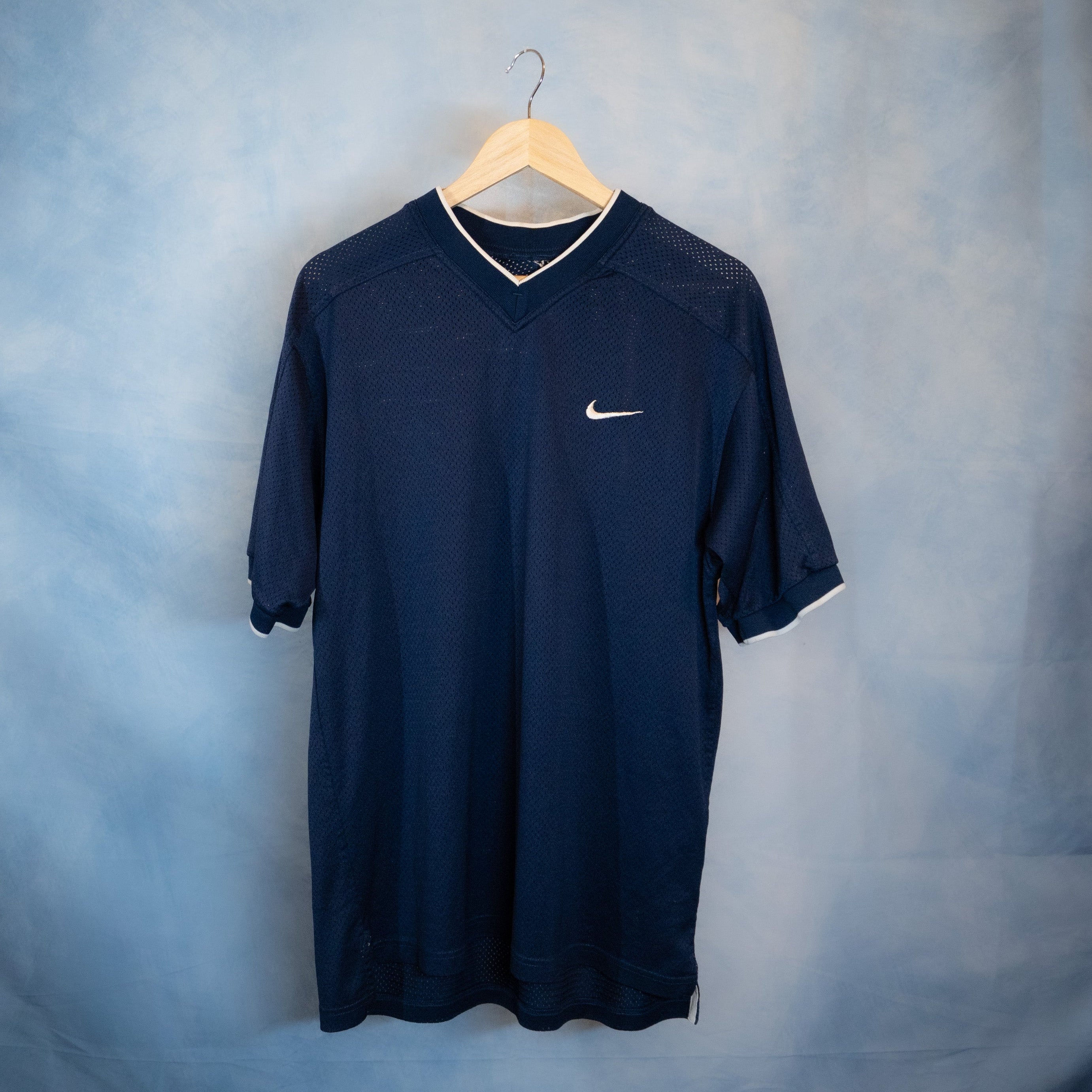 Dri-Fit Nike Blue Mesh Jersey Large