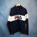 Vintage FILA 1/4 Zip Men's XL Fleece