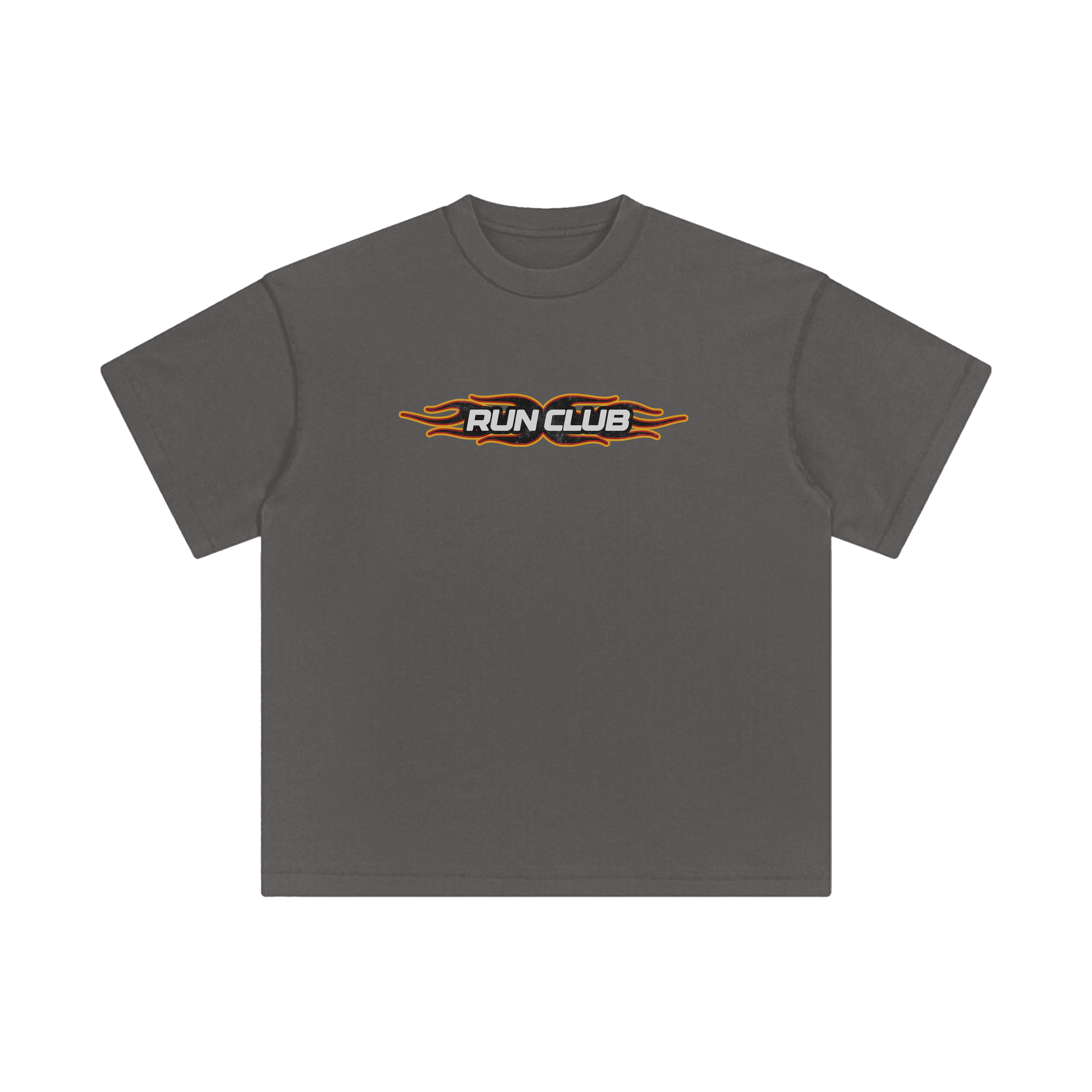 Run Club Heavyweight Tshirt - Asphalt